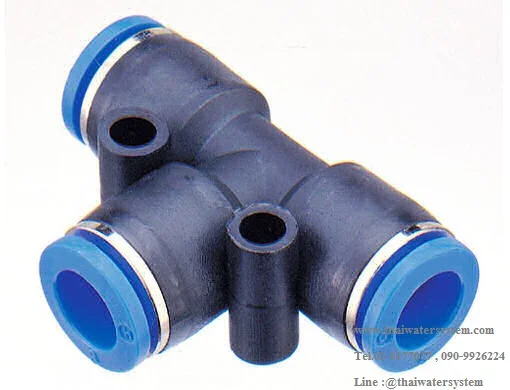 PE-8 ข้อต่อลม 3 ทาง ขนาด 8 mm - Image 3