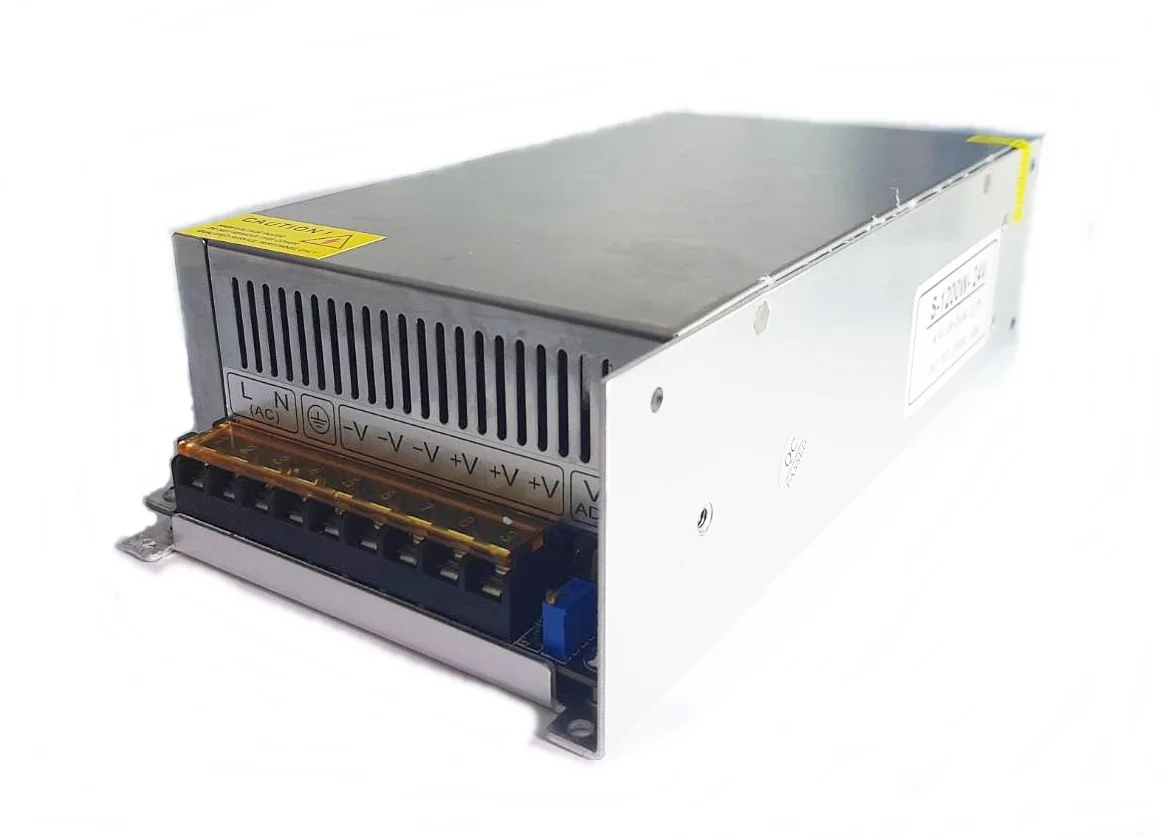 สวิตช์ชิ่ง24V หม้อแปลงไฟฟ้าสวิทชิ่ง 220VAC 24VDC 50A 1200W เงิน - Image 3