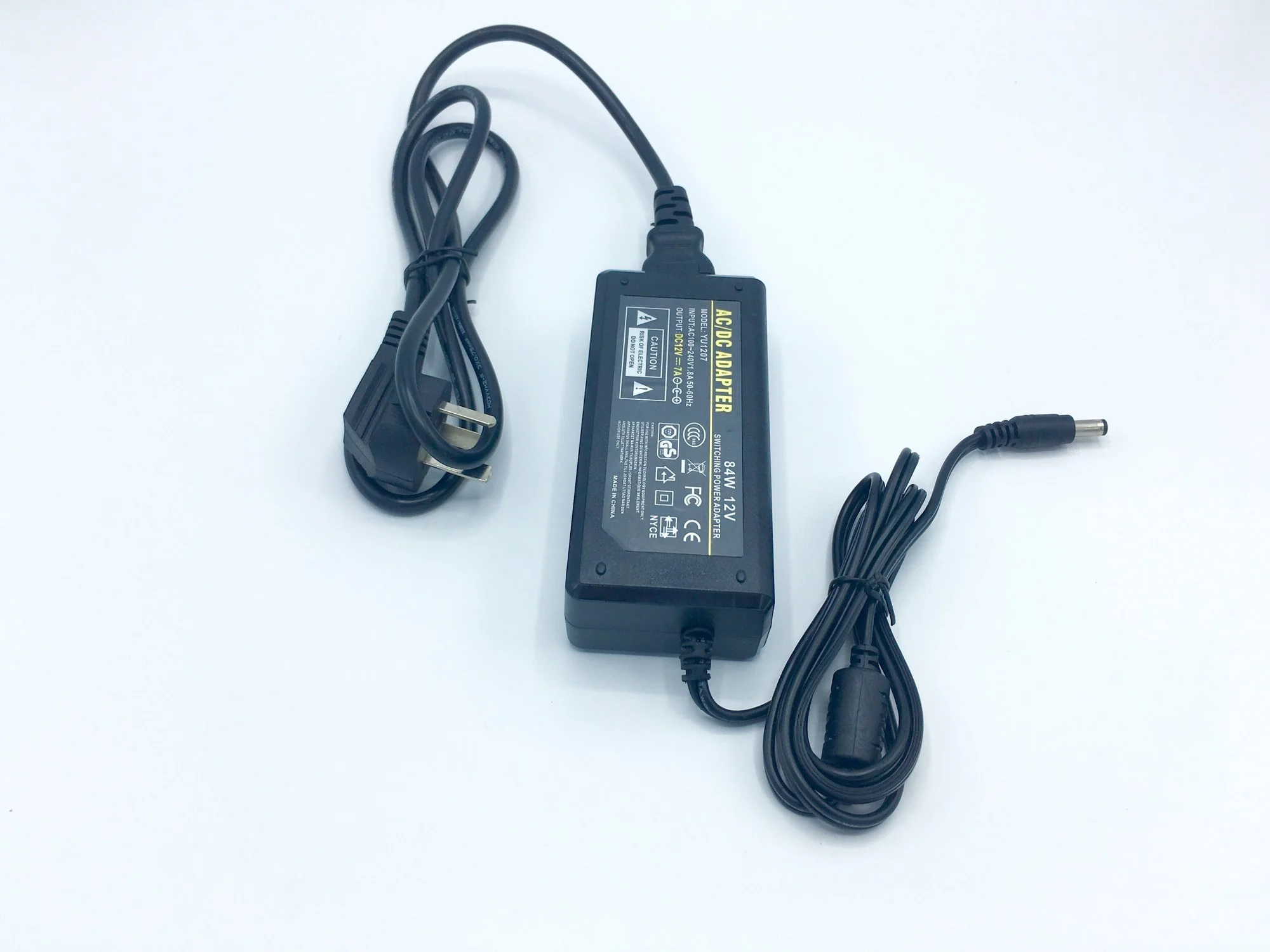 Adapter 12VDC 7A 5.5 mm. x 2.5 mm. รุ่น YU1207 - Image 3