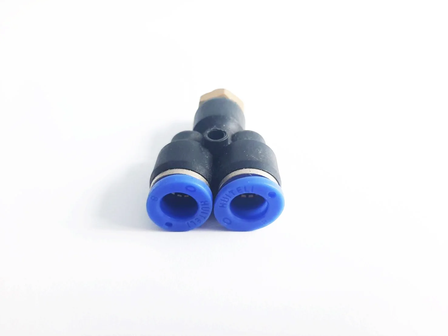 PYB8-01 ข้อต่อลม 3 ทางตัว Y เกลียวนอก 1/8 x เสียบสาย 8 mm. ดำ - Image 3
