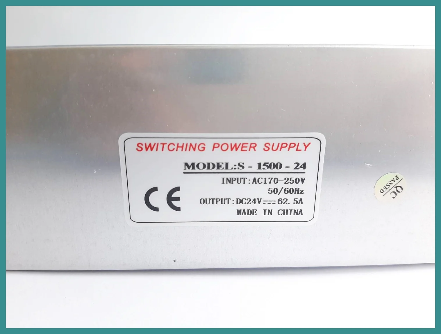 สวิตช์ชิ่ง24V หม้อแปลงไฟฟ้าสวิทชิ่ง 220VAC 24VDC 62.5A 1500W เงิน - Image 5